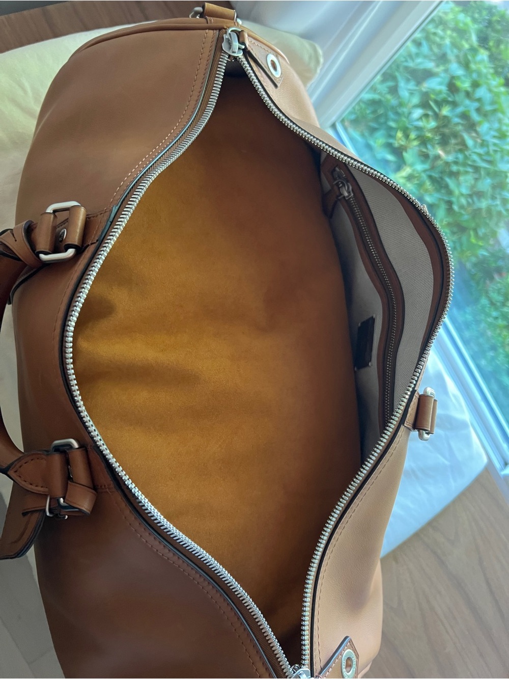 Louis Vuitton Keepall H30 Bandoulière 50 in Millesime Leather Tan - Picture 6 of 16